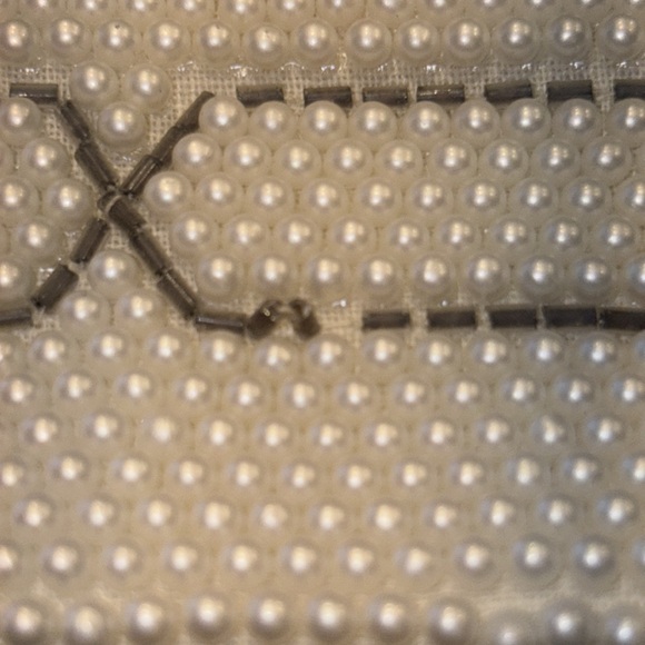 Bags by Susan Clutch Purse Ivory Hand
Beaded Japan 1960's Bag Vintage J24 - Picture 4 of 5